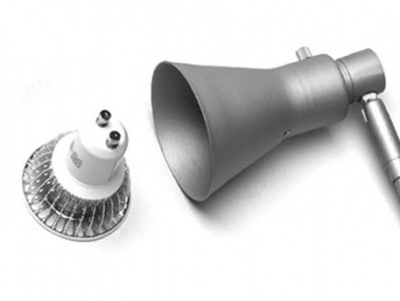 Halogenstrahler für L-Banner und RollUps