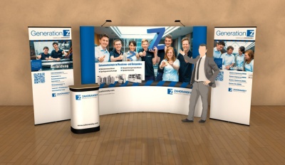 Messestand Toulouse inkl. Druck