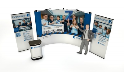 Messestand Toulouse inkl. Druck
