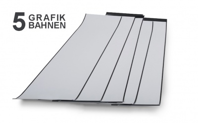 DRUCK für Faltdisplay 3x3 Gebogen / Gerade