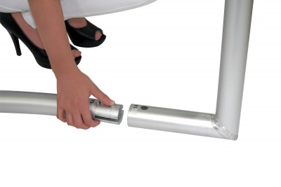 Textil Messewand Vertical Curve XXL