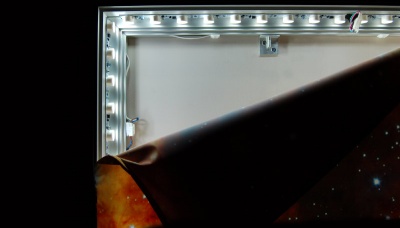LED Textilrahmen für Wandmontage Einseitig