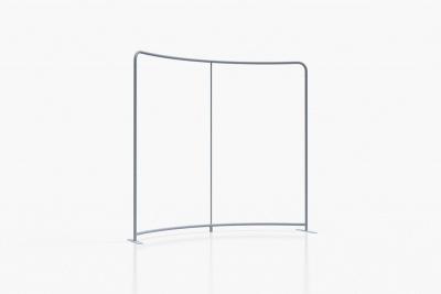 Messewand gebogen Clark