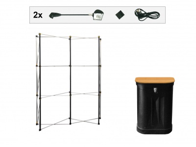 Faltdisplay 2x3 Gebogen