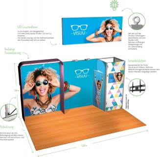 Messestand Modular 15 qm Richmond
