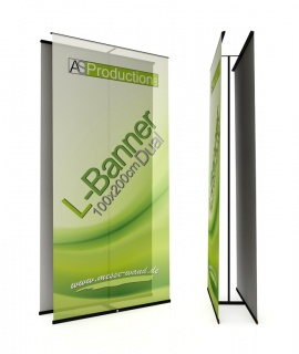 L-Banner Premium Dual (60-200 cm Breite)