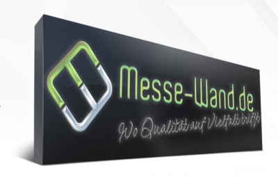 3D LED Leuchtkasten mit ausgefrästen Aluminum