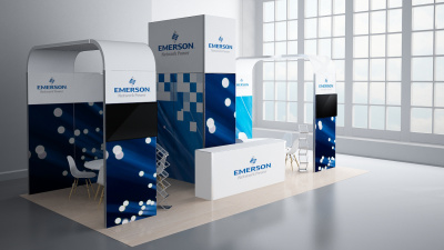Messestand Modular 28 qm