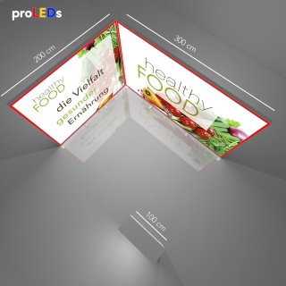 Mobiler LED Messestand 6qm Set 05