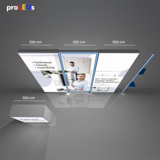 LED Messestand proLeds mit LED Theke_01