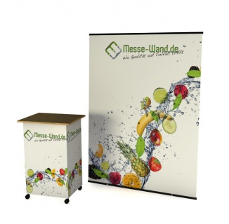 Messestand XXS inkl. Theke und Druck