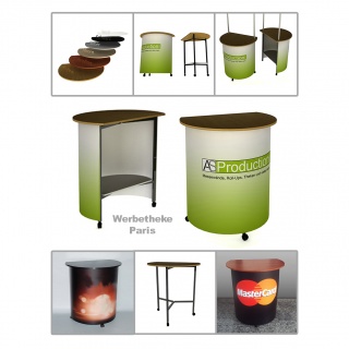 Messestand Oslo Komplettset inkl. Theke und Druck