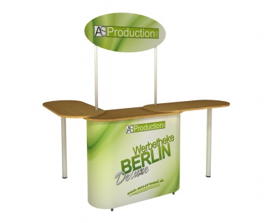 Werbetheke Berlin Deluxe mit Druck