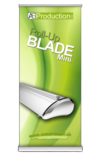 Roll Up Blade Mini inkl. Druck