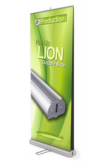 Roll Up Lion Double Side inkl. Druck