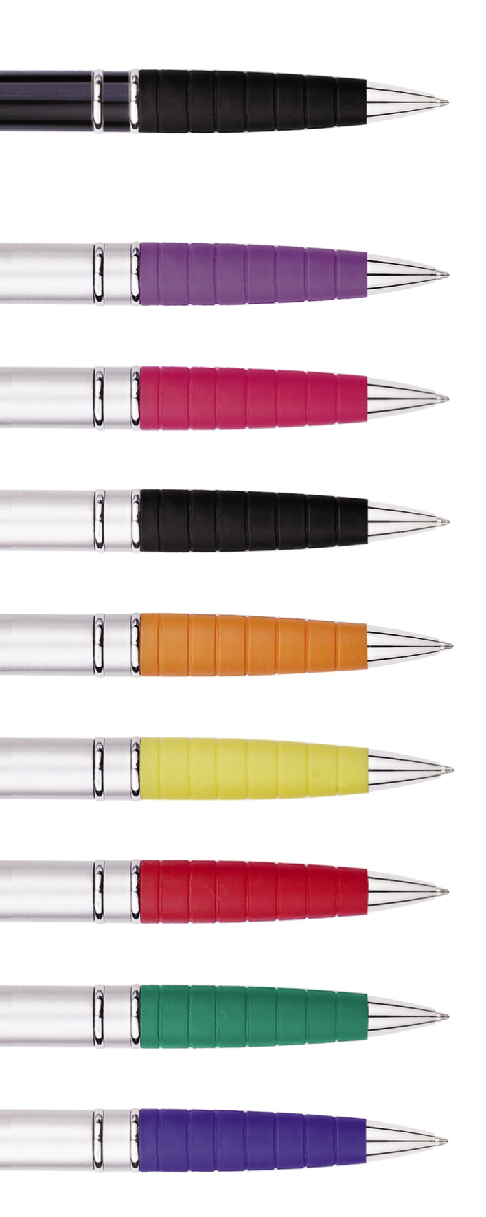 Kugelschreiber ESSO SILVER / BLACK ab 500 Stk., Werbekugelschreiber mit 1-Seitigem Werbedruck
