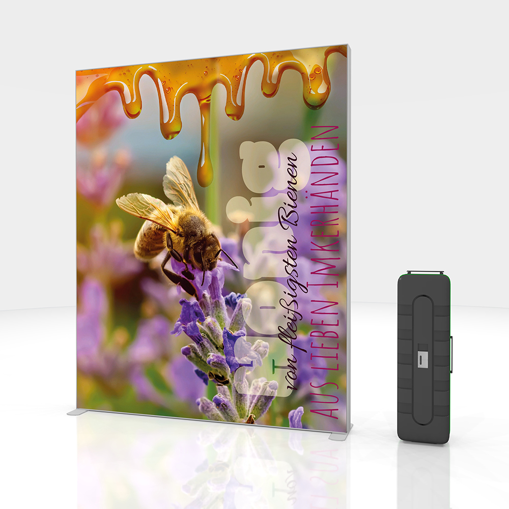 BIG proLEDs Messewand, Messestand Modul 200cm Breit