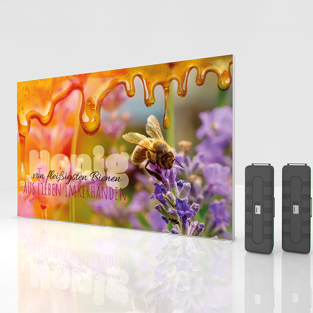 BIG proLEDs Messewand, Messestand Modul 400 cm Breit