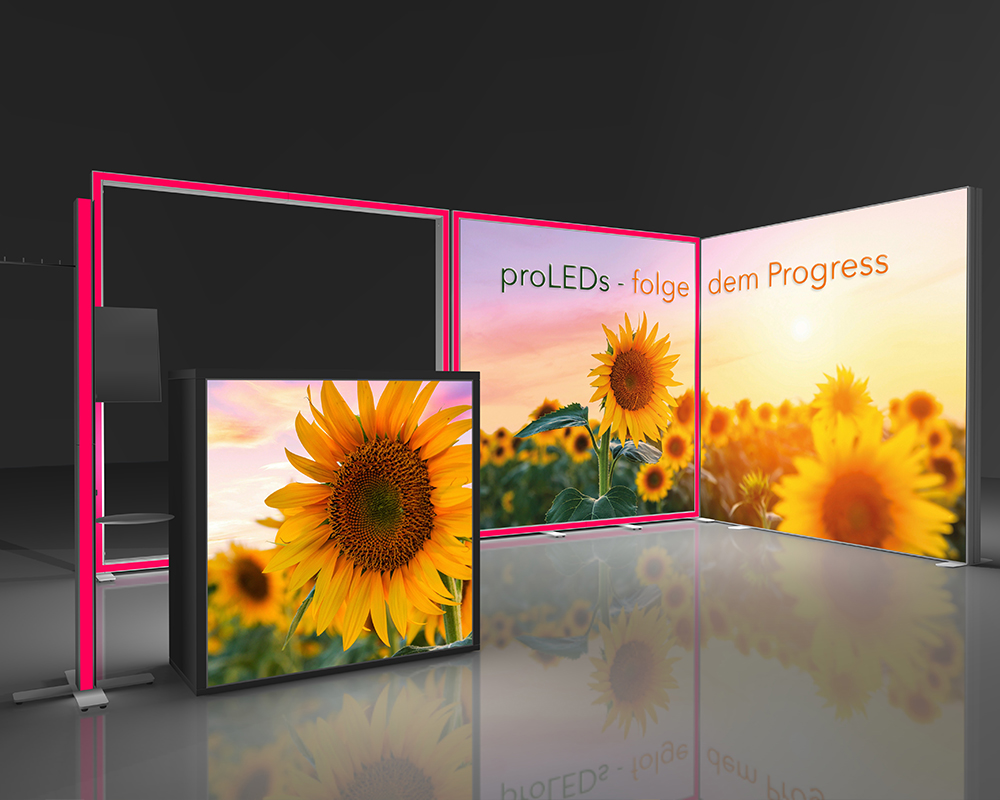LED Messestand