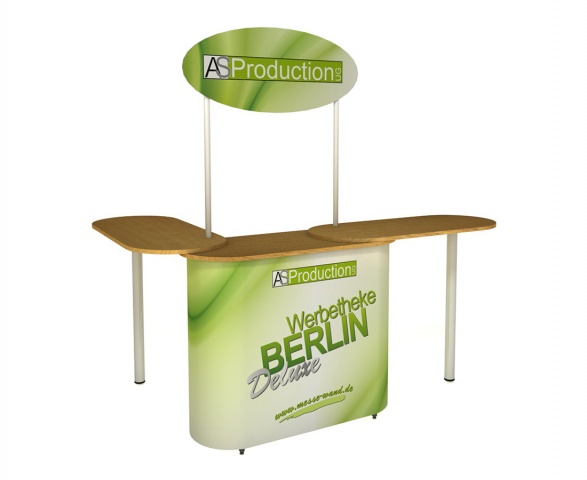 Werbetheke Berlin Deluxe mit Druck