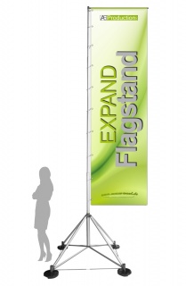 Expand Flagstand inkl. Druck